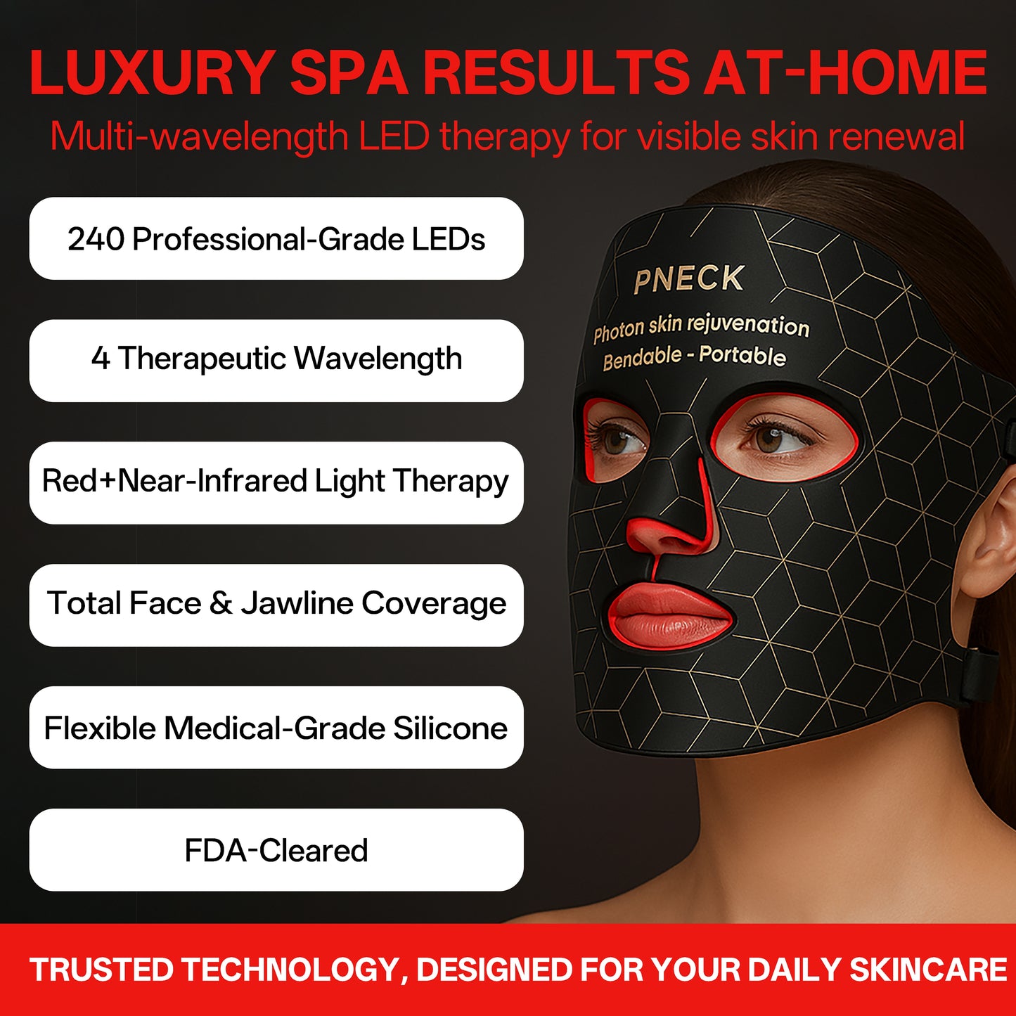 Skinelise 4-Color LED Face Mask